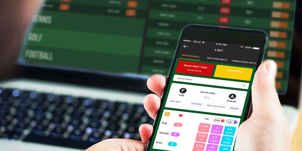 Live betting screen showing in-play odds and market options on KX8